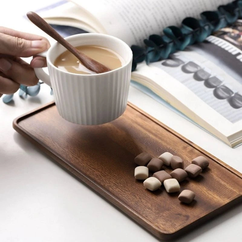 Warm Wood Serving Tray