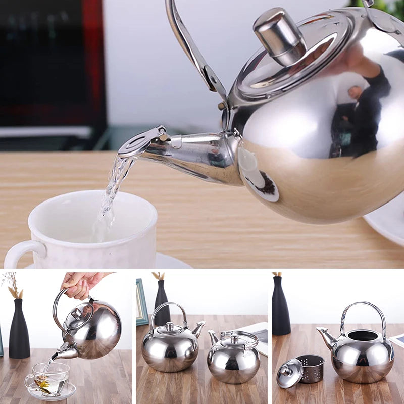 Stainless Steel Teapot with Infuser